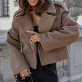 Anke | Sophie Cropped Wolljacke
