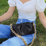 Verena | Moderne Damen-Tasche mit goldener Kette