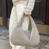 Charlyne | Große geflochtene Hobo-Tasche