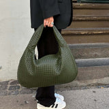Charlyne | Große geflochtene Hobo-Tasche