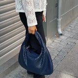 Charlyne | Große geflochtene Hobo-Tasche