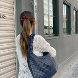 Charlyne | Große geflochtene Hobo-Tasche