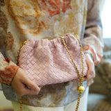 Mave | Luxuriöse Damen-Tasche mit goldener Kette