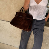 Zella | Luxuriöse Damen-Handtasche aus Wildleder