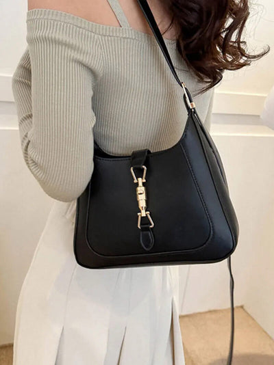 Dellina | Elegante Schultertasche aus Kunstleder