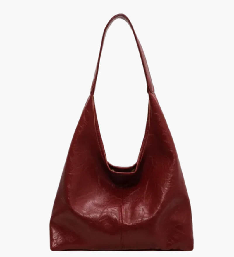 Caroly | Minimalistische Schultertasche aus Kunstleder