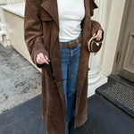 Ella | Wildleder Trenchcoat Zendoo.de