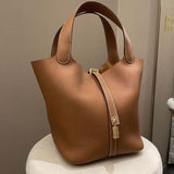 Zelinda | Stilvolle Bucket-Bag aus Kunstleder