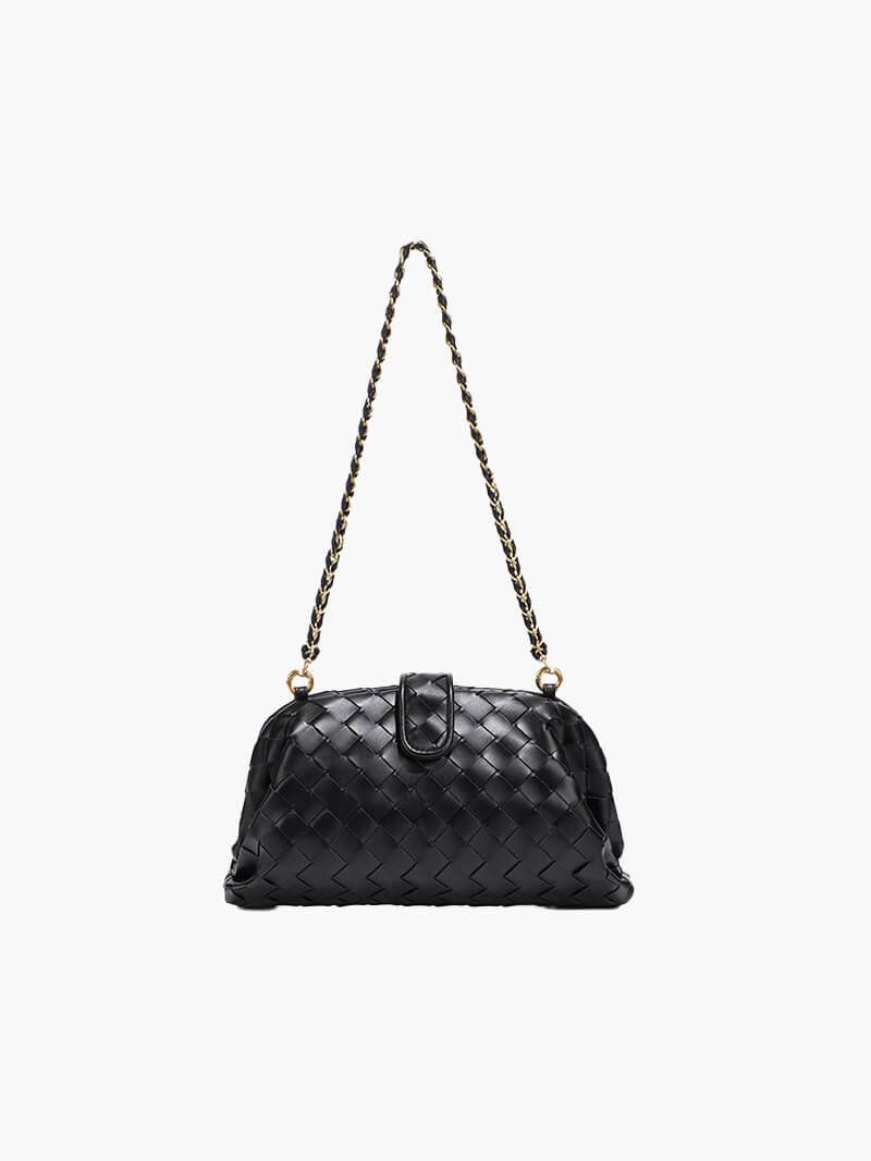 Tessa | Geflochtene Damen-Tasche mit Kettenriemen