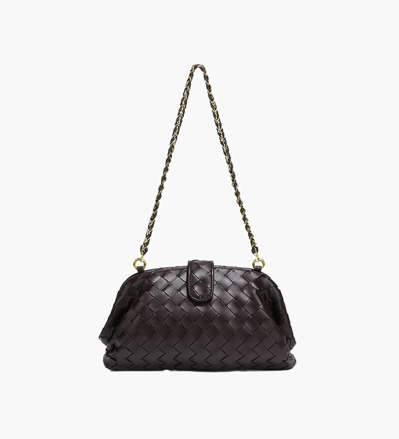 Tessa | Geflochtene Damen-Tasche mit Kettenriemen