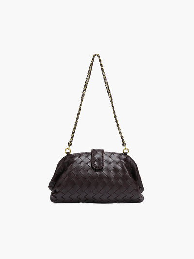 Tessa | Geflochtene Damen-Tasche mit Kettenriemen