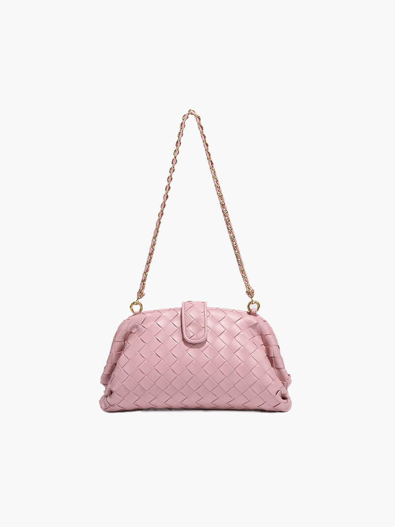 Tessa | Geflochtene Damen-Tasche mit Kettenriemen