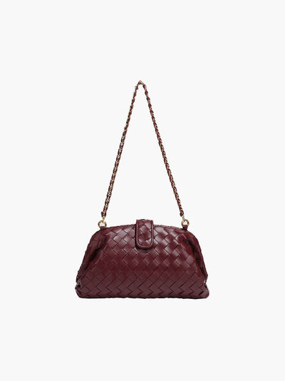 Tessa | Geflochtene Damen-Tasche mit Kettenriemen