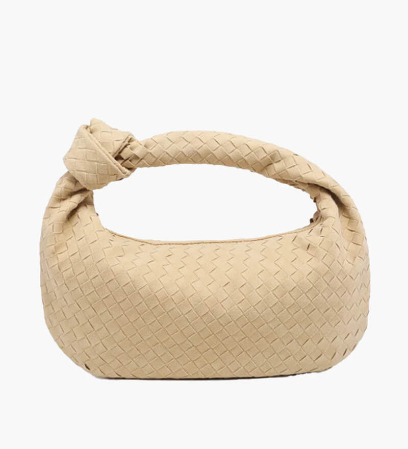 Elicia | Geflochtene Hobo-Tasche mit Knoten-Detail – Stilvoll und einzigartig