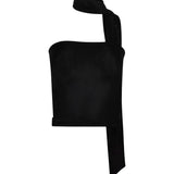 Helga | Minimalistisches Sommer-Style ärmelloses Neckholder Top
