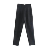 Isabell | High-Waisted Plissee-Hosen Zendoo.de