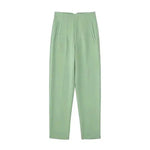 Isabell | High-Waisted Plissee-Hosen Zendoo.de