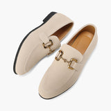 Elias | Lässig Herren-Loafer aus Wildleder mit edlem Metall-Detail