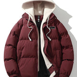 Herren Winterjacke mit Doppelkapuze – Warm & Stilvoll