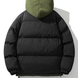 Herren Winterjacke mit Doppelkapuze – Warm & Stilvoll