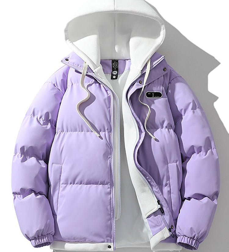 Herren Winterjacke mit Doppelkapuze – Warm & Stilvoll