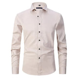 Braony | Klassisches Langarmh Herrenhemd mit modernem Slim-Fit
