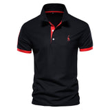 Berake | Zweifarbiges Polo mit sportlichem Akzent-Design