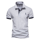 Berake | Zweifarbiges Polo mit sportlichem Akzent-Design