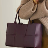 Alicia | Gewebte Lederhandtasche mit modernem Design