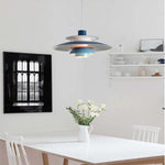 MaxMosaic | Moderne Schatten LED Hängelampe Buntes Metall Wohn/Schlafzimmer/Esszimmer Zendoo.de