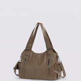 City-Handtasche mit Crossbody-Option und praktischen Fächern