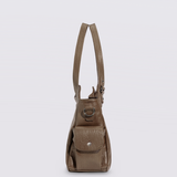 City-Handtasche mit Crossbody-Option und praktischen Fächern