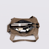 City-Handtasche mit Crossbody-Option und praktischen Fächern