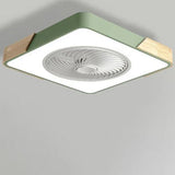 BreezeGlow | Skandinavische LED-Deckenleuchte mit integriertem Ventilator