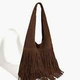 Isla | Boho Hobo-Tasche mit Fransen