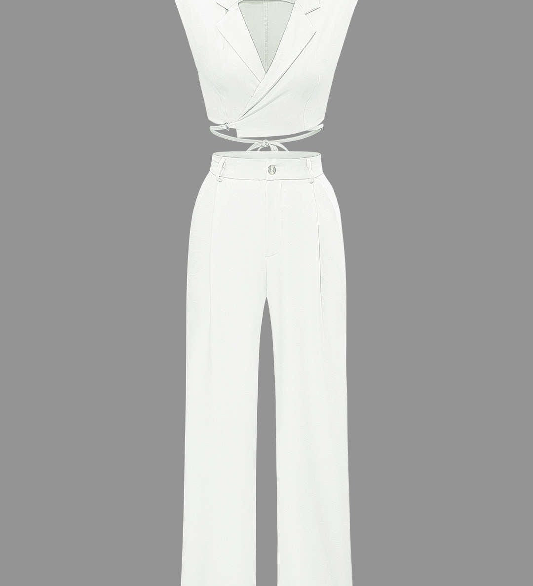 Mira | Elegantes Zweiteiler-Set mit Cropped-Top