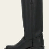 Damen-Lederstiefel im Westernstil mit Blockabsatz