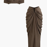 Desiree | Elegantes Off-Shoulder-Set mit Drapierung
