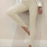 Clara | Gerippte Mid-Waist-Leggings – Komfort und Stil für Jeden Tag Zendoo.de