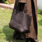 Celine | Luxuriöse Handtasche aus echtem Leder in Caramelbraun