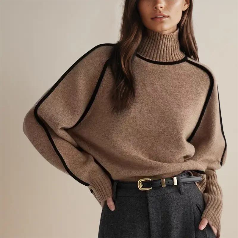 Avianna | Rollkragenpullover mit stilvollen Streifen Zendoo.de