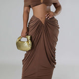 Desiree | Elegantes Off-Shoulder-Set mit Drapierung