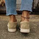 Casual Loafer in Dunkelblauer und Beiger Veloursleder-Optik