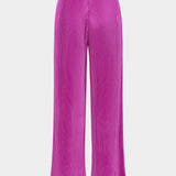 Kendall | Elegantes Plissee-Zweiteiler-Set mit Crop-Top & Weithose