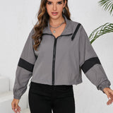 Gudula | Sportliche Windbreaker Jacke