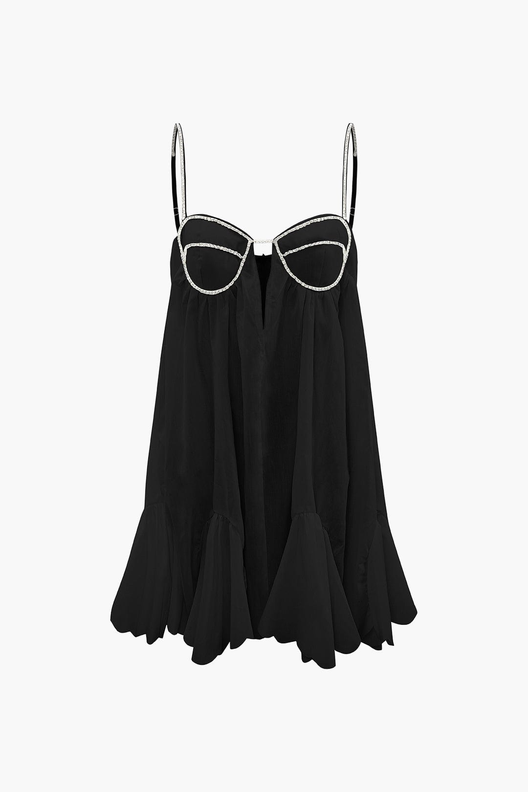 Sophia | Glamouröses Mini-Kleid mit Kristall-Trägern – Feminin & stilvoll für besondere Anlässe