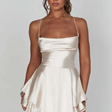 Emilia | Satin Mini Dress Zendoo.de