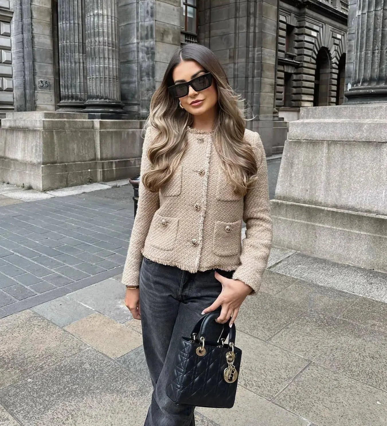 Selene | Elegante Tweed-Kurzjacke Zendoo.de
