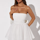 Kate | Mini Kleid Weißer Glitter