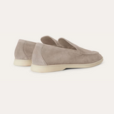 Eleganter Beige Herren Loafer aus Echtem Wildleder